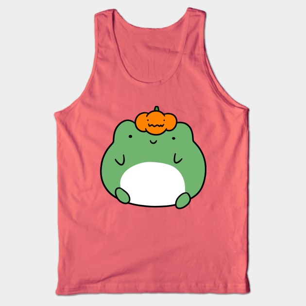 Pumpkin Frog Tank Top by saradaboru